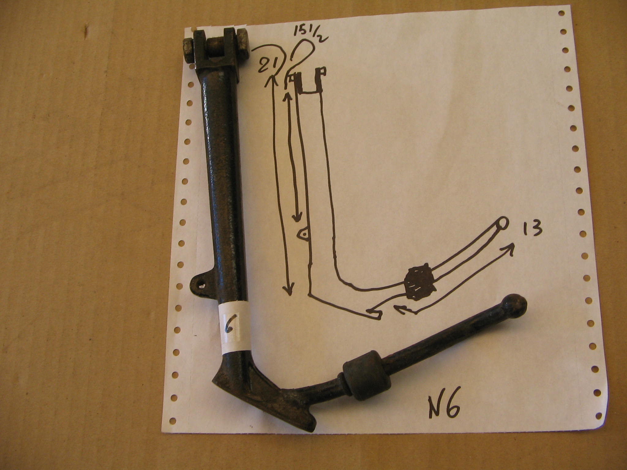 CAVALLETTO LATERALE N.65